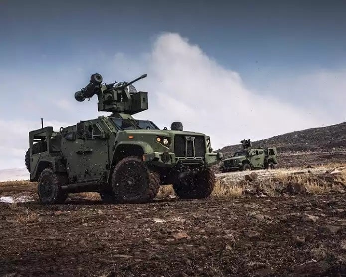 Le Joint Light Tactical Vehicle (JLTV) du constructeur américains Oshkosh Defense