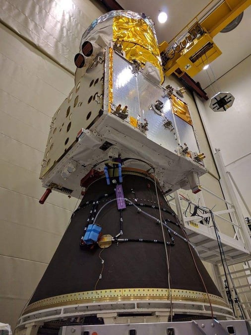 Aeolus satellite.