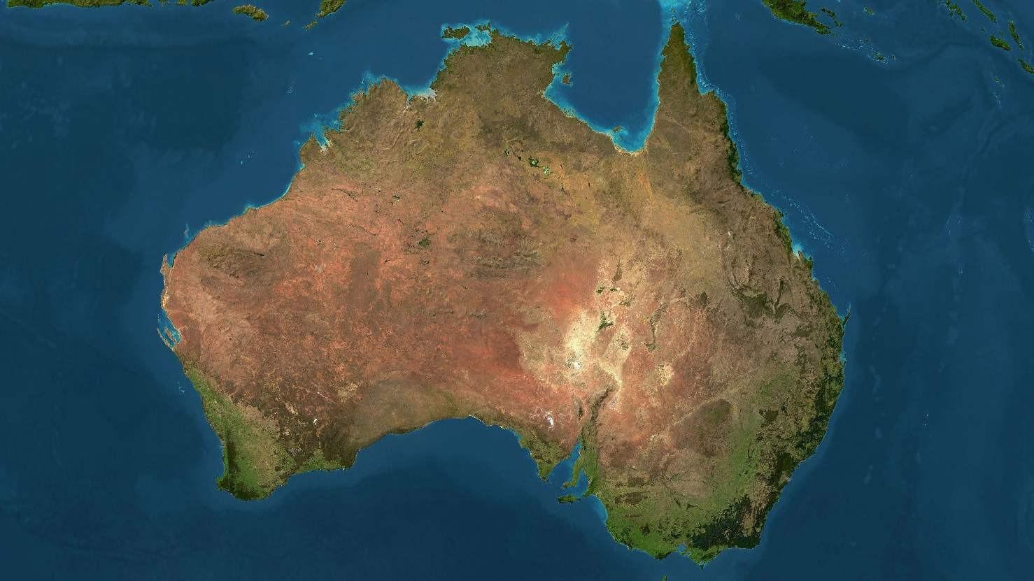 L'Australie, vue de l'espace
